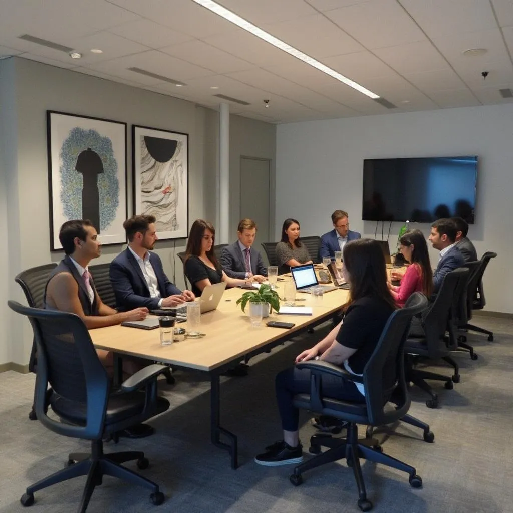 Equipo de FinArg en reunión estratégica